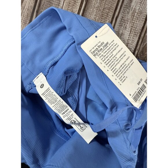Lululemon Dance Studio Joggers color Pool Size 4 NWT - Picture 2 of 2